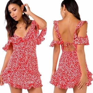 Princess Polly Dare To Dream Mini Dress Red